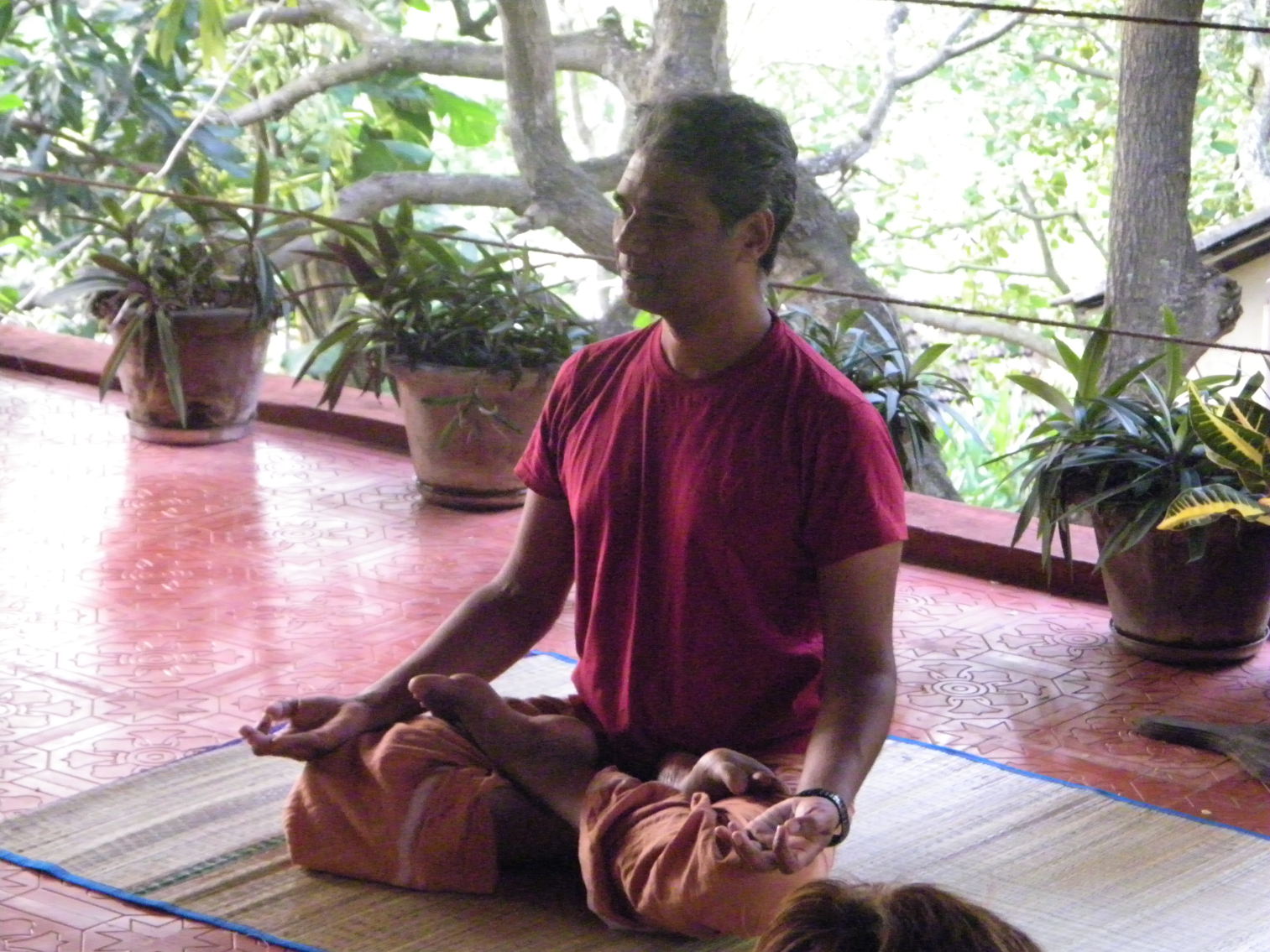 séance de Yoga en inde